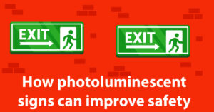 How photoluminescent signs can improve safety