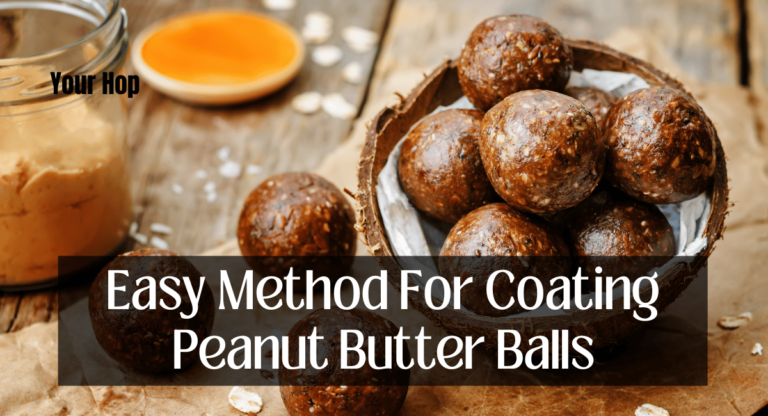 Easy Method For Coating Peanut Butter Balls