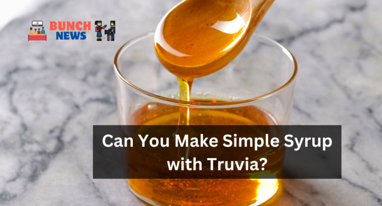 Can You Make Simple Syrup with Truvia